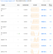 2019年4月免费的看片APP磁铁网站优化情况：关键词库稳步上升